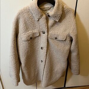 Joie Beige Teddy Jacket